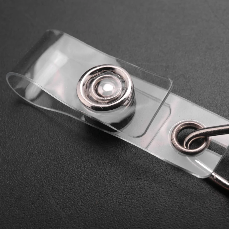 Llavero retráctil de retroceso, cadena de tracción, Clip de cinturón, soporte para tarjeta de identificación, pase de esquí, negro, 2 uds.