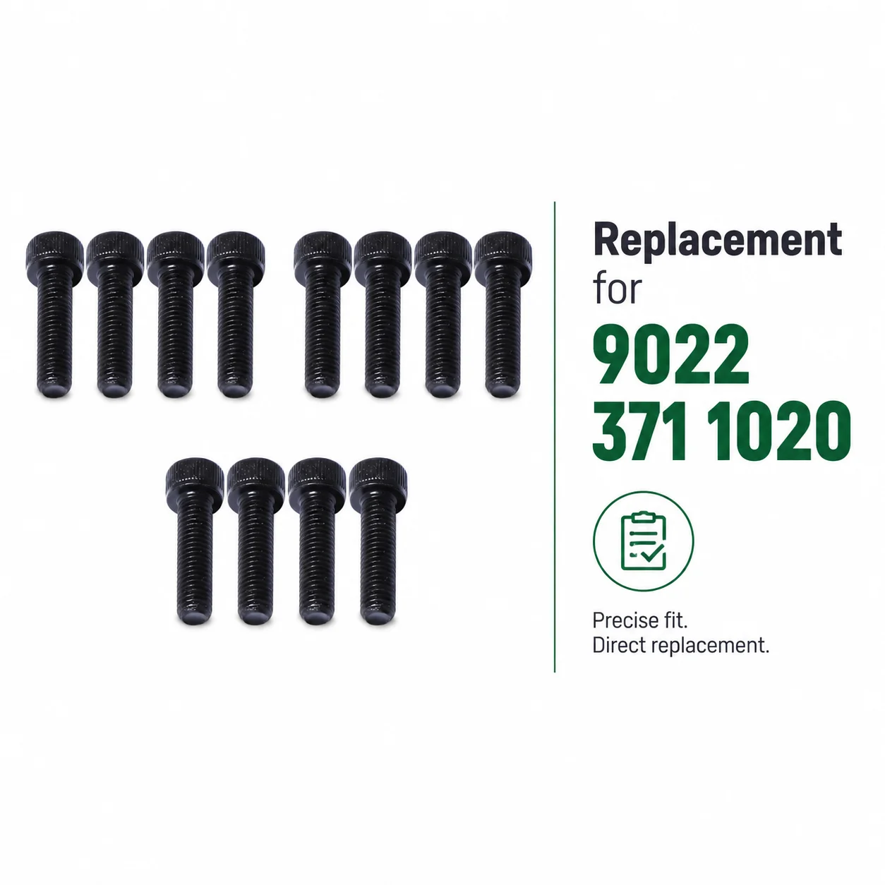 12Pcs T25 Torx M5x20 Bolt Spline Screw Set For Stihl Power Tools Chainsaw Trimmer Brushcutter Parts Replaces OEM 9022 371 1020