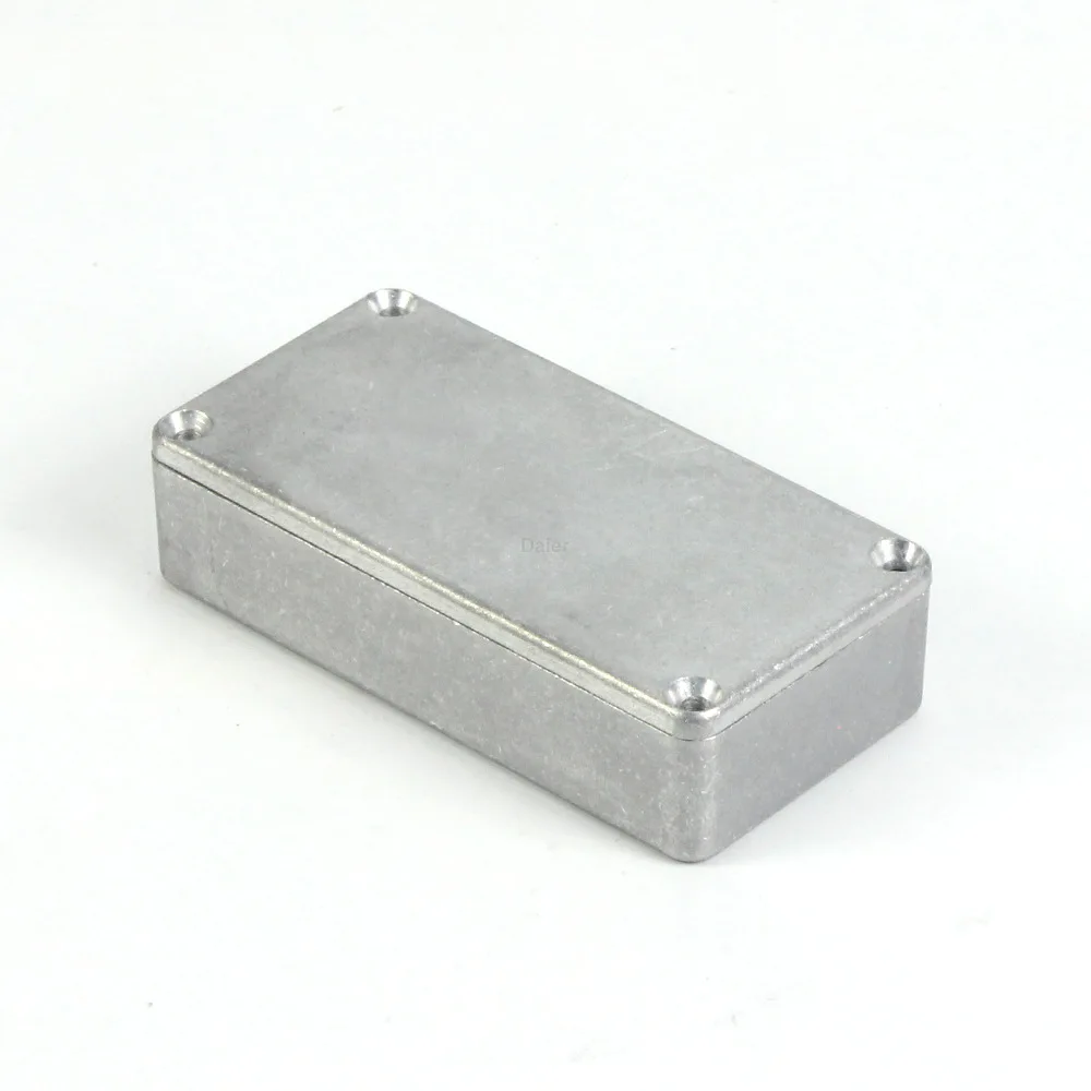 Caja de aluminio para efectos de guitarra, carcasa de Pedal, estilo 1590, serie 1590A, 1590B, 1590BB, 1590XX, 1590DD, gran oferta