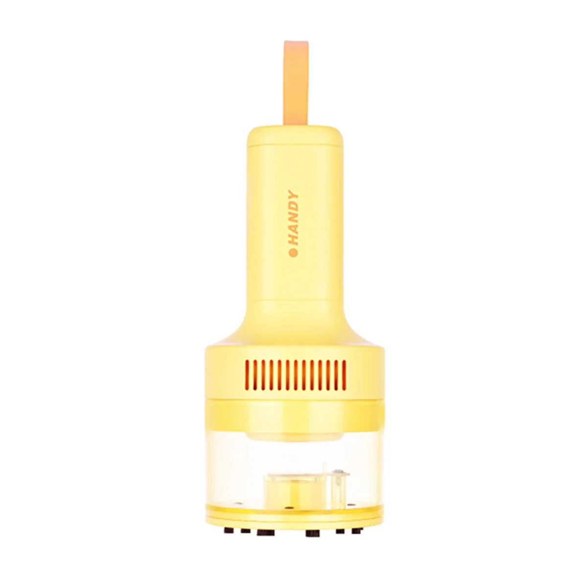 Desktop Vacuum Cleaner for Home and Car Use, Strong Suction, USB Charging, Mini Keyboard Cleaner Yellow