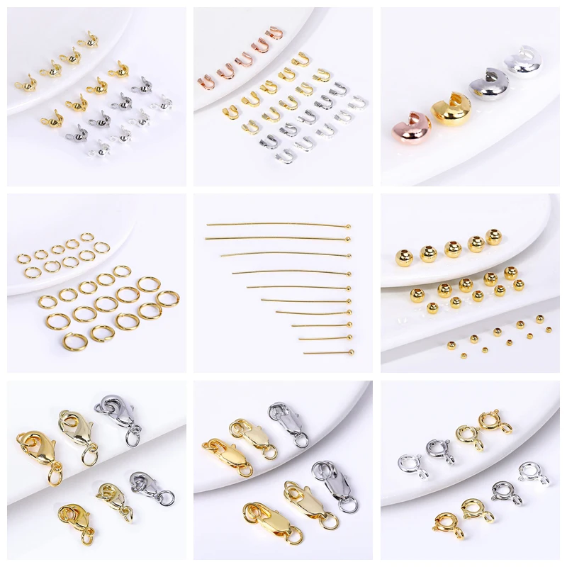 Abstands perlen aus 18 Karat vergoldetem/versilbertem Messing mit langen 9mm Rohr perlen in Knochen form für die Schmuck herstellung liefert DIY-Armband zubehör – Detail 24