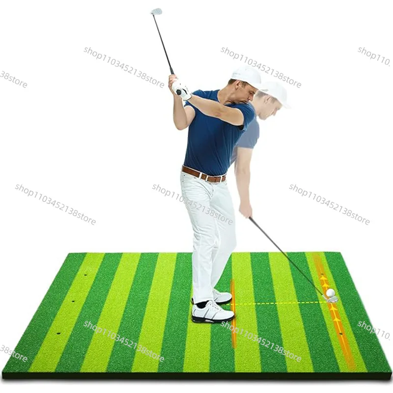 

Утолщенный коврик для ватина, тренировочный коврик для качелей на открытом воздухе, полосатый коврик для ватина для гольфа