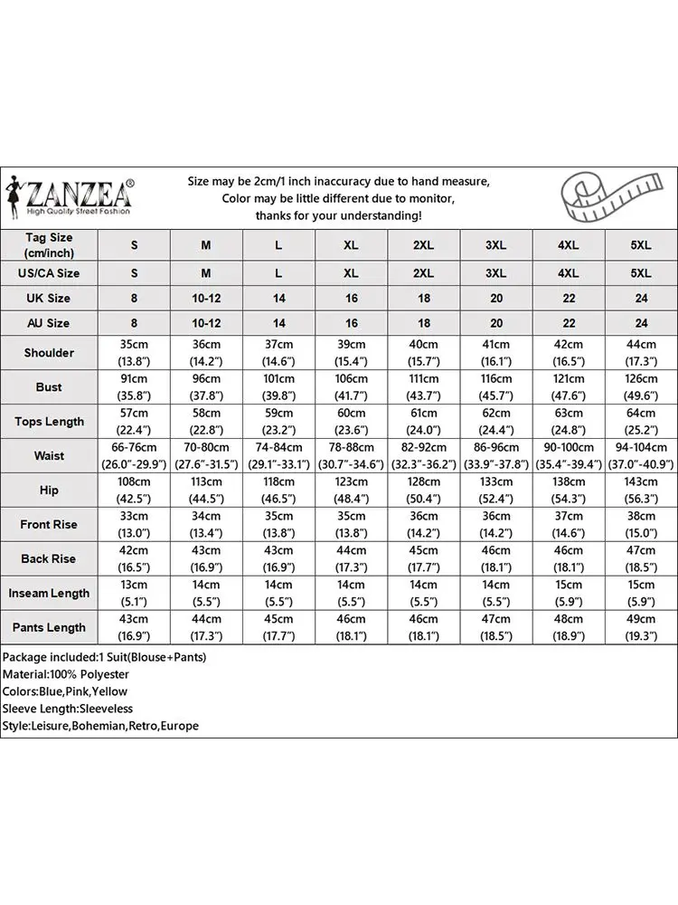 2024 ZANZEA Summer Short Sets Fashion Women Sleeveless Tops Pants Suits 2PCS Casual Beach Holiday Trousers Sets Solid Tracksuit