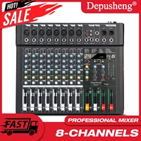 Mezclador profesional de 8 canales, el más nuevo mezclador de Audio Digital profesional 99 Dsp Blueteeth equilibrado para puesta en escena