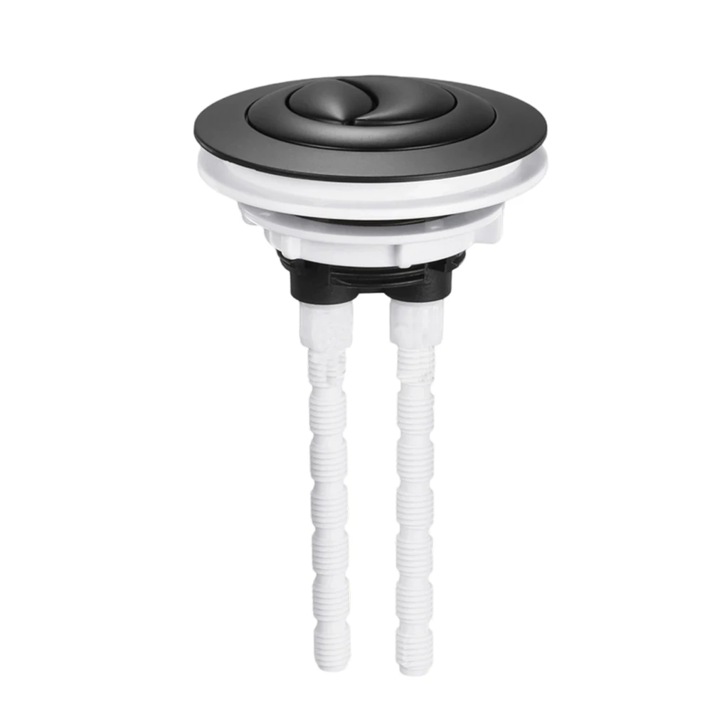Easy Installation Toilet Button Brushed Gold Toilet Tank Button Maintains Appearance Over Time Frequent Use Ready