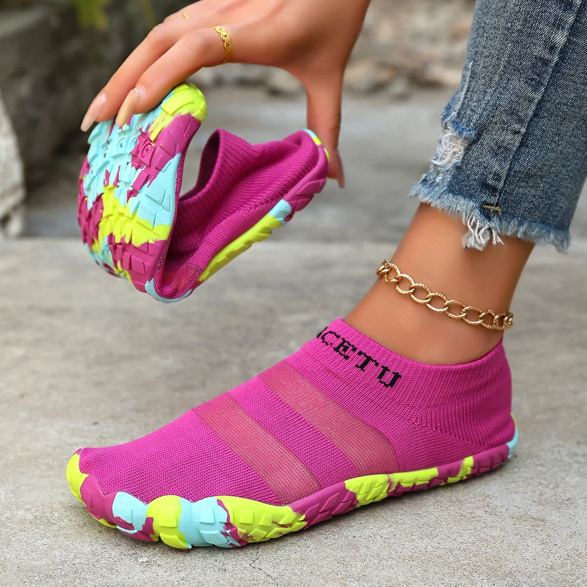

2026 Quick-Drying Barefoot Swimming Shoes, Quick-Drying Water Sports Beach Shoes, Non-Slip Wading Shoes, Fishing Vacation Hiking Shoes