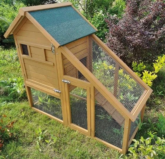 

Easy Assembled Large Outdoor Wooden Chicken Coop with Outdoor Run