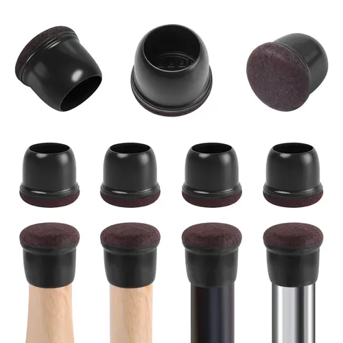 8PCS Chair Leg Floor Protectors Round Silicone Furniture Leg Foot Covers Table Feet Cups For Hardwood Floors Thick Wrap Felt Pad - Image 11