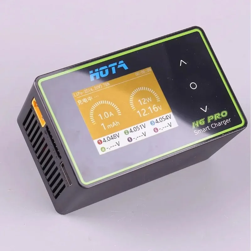 

HOTA H6 Pro Duo AC 200W DC 700W 26A Smart Balanced High Power Mini Battery Lipo NiMh Li-ion Ni-Cd Digital RC Charger Discharger