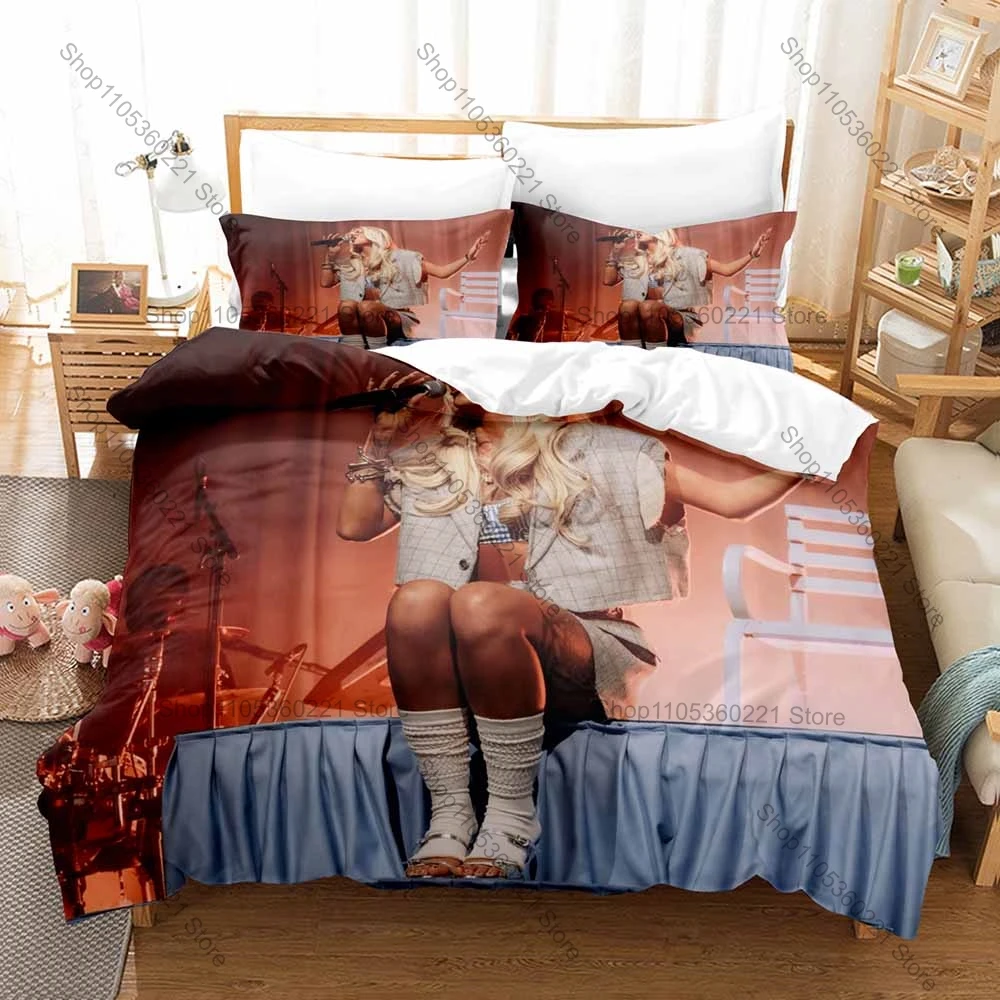 South London Soul R&B Style Duvet Cover + 2 Pillowcases Skye Newman Digital Printed Machine Washable Holiday Gift For Young Fans