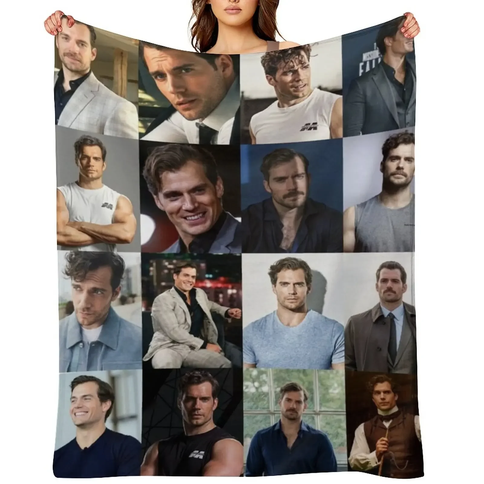 

Henry Cavill Throw Blanket Hairys valentine gift ideas for winter Blankets For Sofas Blankets