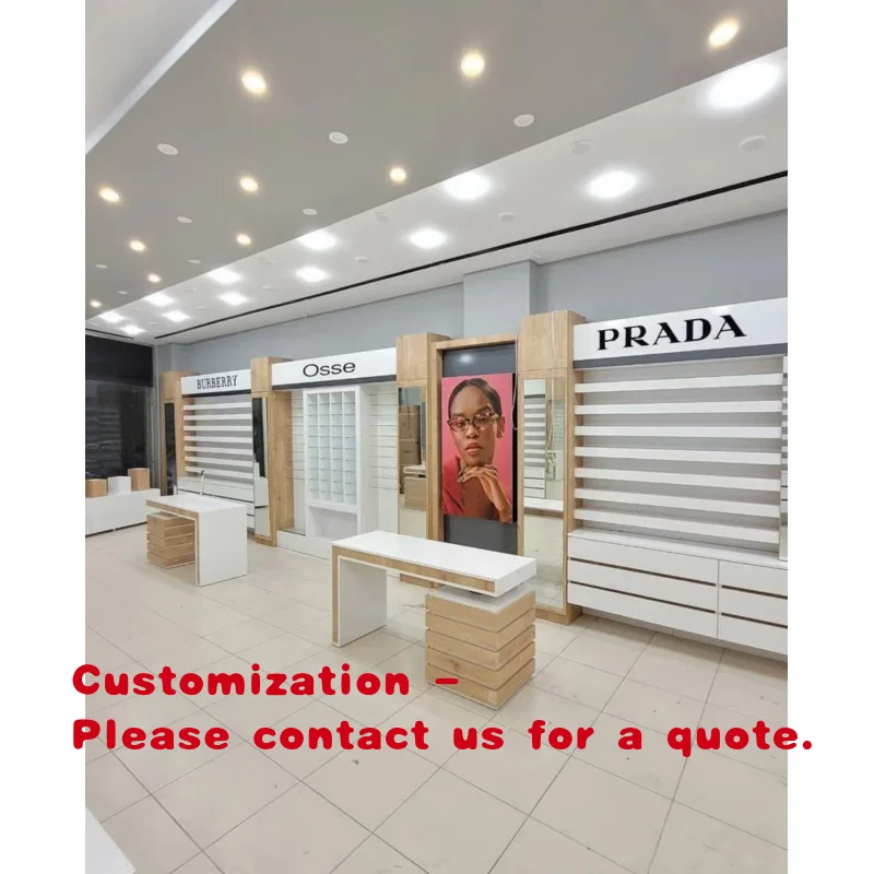 

custom.Modern Optical Glasses Display Cabinet Showcase Eyewear Display Stand