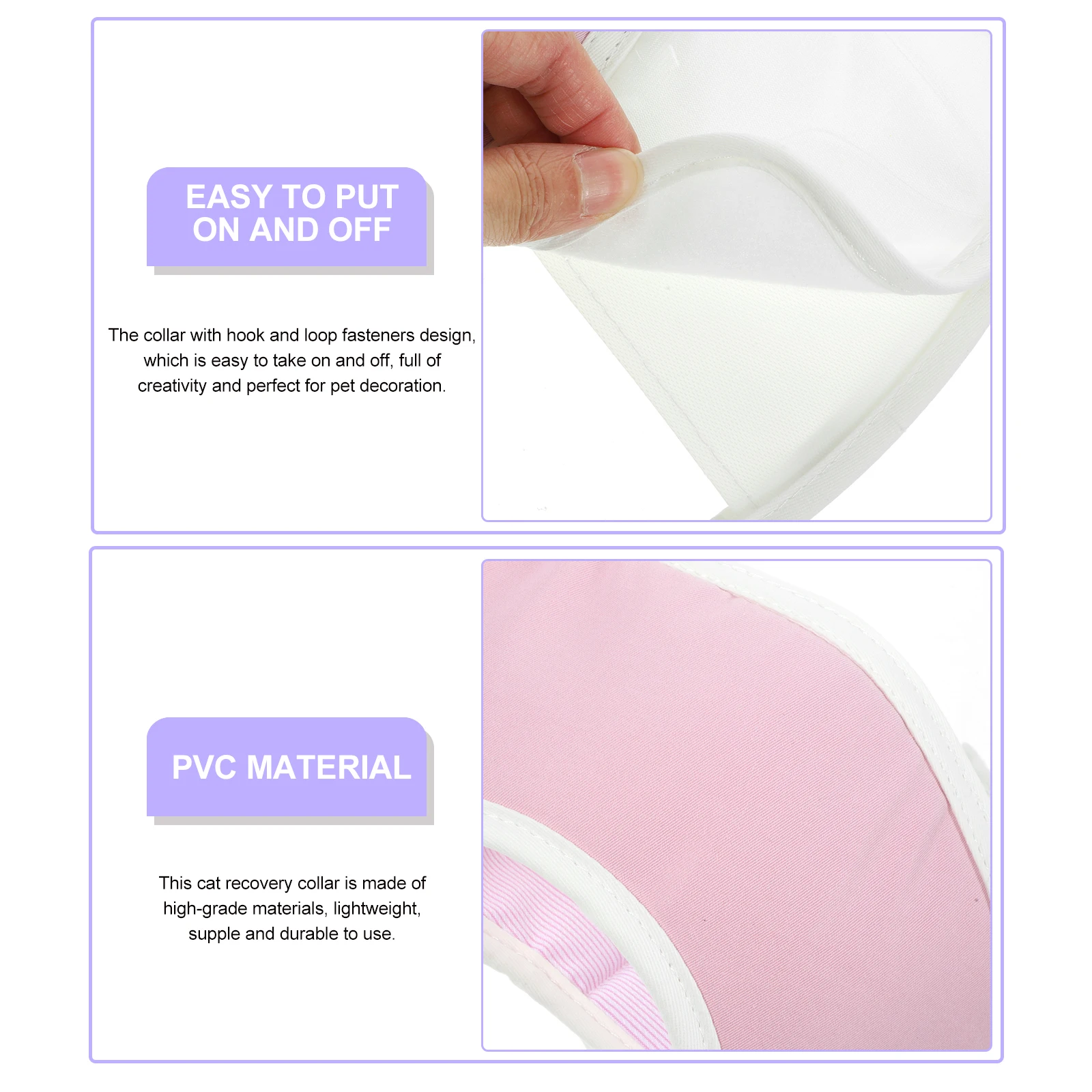 

Soft Anti Licking Post Comfortable Protector Breathable Durable Supplies Recovery Cats Anti-Bite Scratching Portable Neck Circle