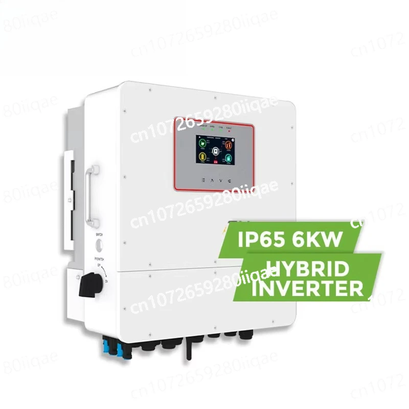 

Single Phase IP65 Hybrid Solar Inverter 6KW 230Vac MPPT WiFi 6KW Home Energy System
