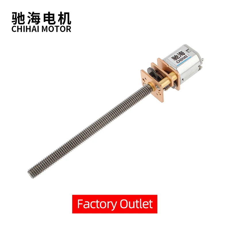 12mm DC6V 100RPM DC3V 2150rpm All Metal Gearbox With N10 Motor M4 Thread Shaft 55mm For DIY Robot