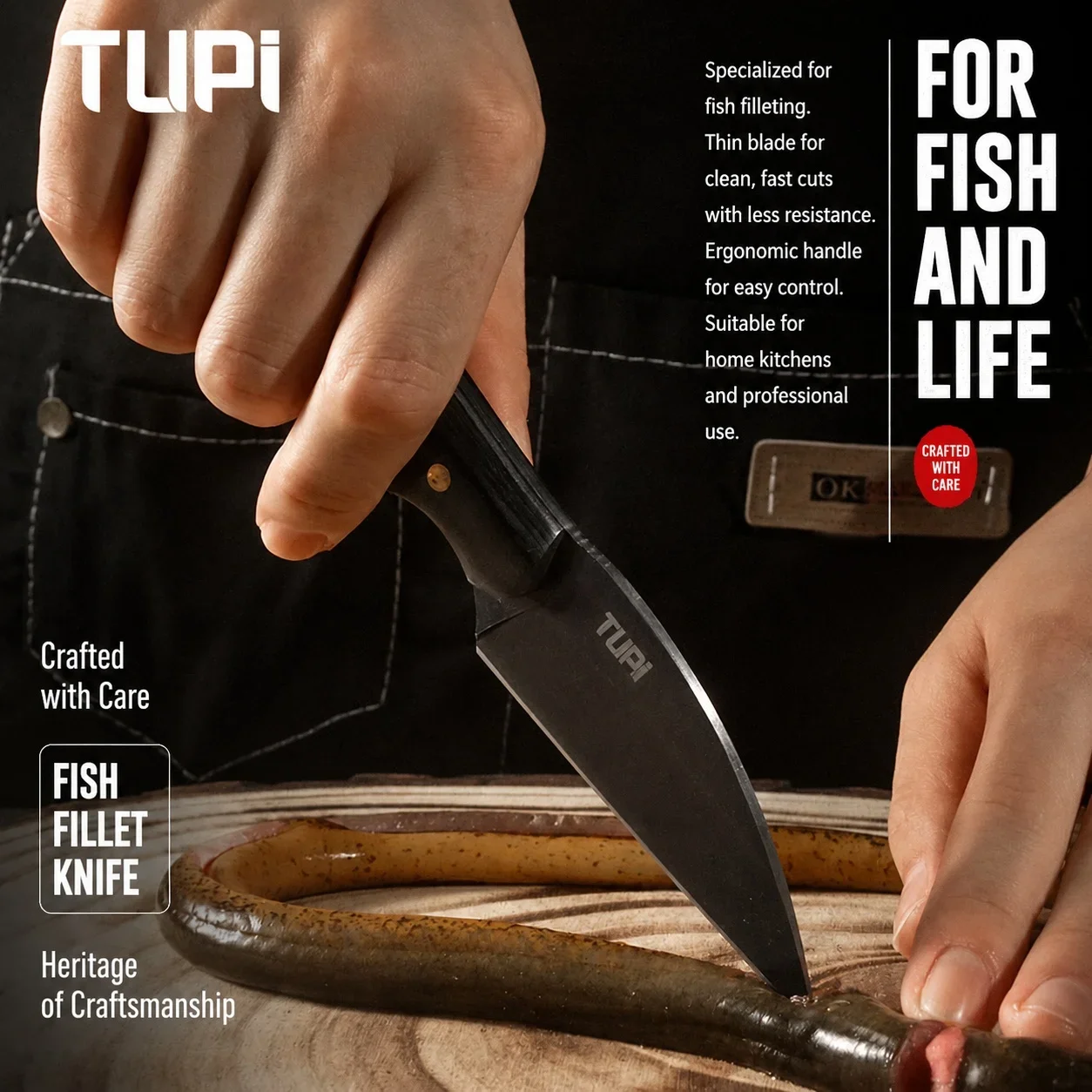 Forging Stainless Steel Boning Knife Kitchen Butcher Meat Cleaver Fish Knife Fruit Paring Cutter Tools Cut Eels