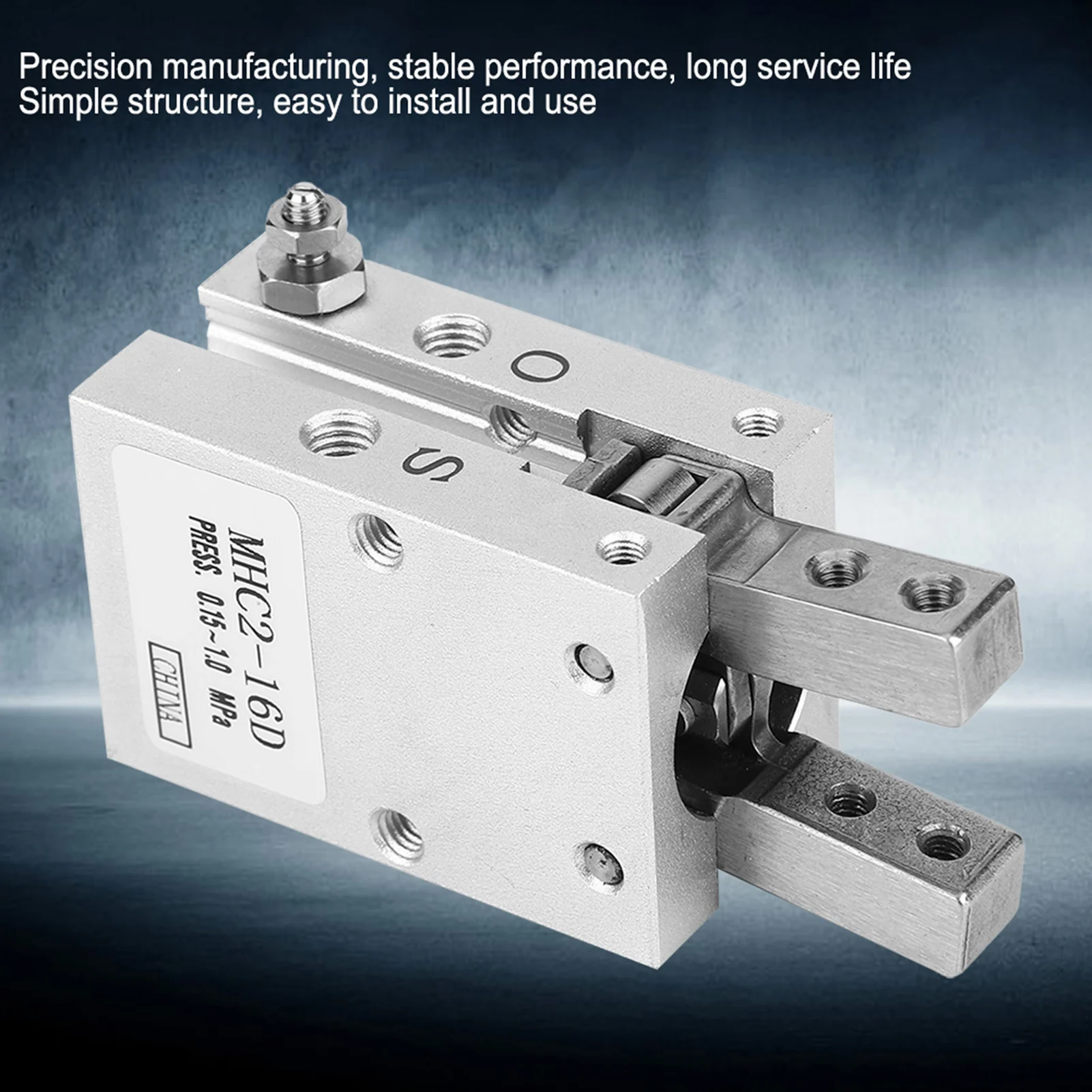 Pneumatic Angular Finger Cylinder Open Close Type Compact Structure Precise Clamping  Industrial Robot Automation Equipment