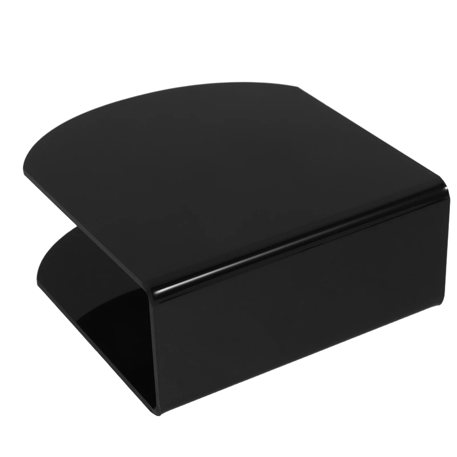 

Sturdy Black Acrylic Table Napkin Holder Desktop Tissue Dispenser Stand for Kitchen Dining Room Tabletop Paper Organizer