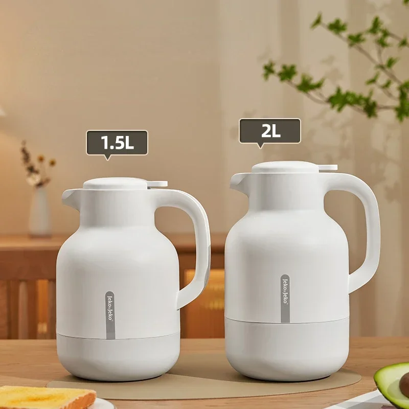 Thermos household large-capacity glass liner 12-24 hours insulation kettle boiling water bottle home school thermos