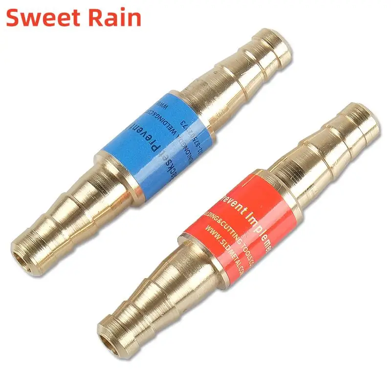 1pcs Pipe Flashback Arrestors Of Acetylene Liquefied Gas Propane & Oxygen Fuel  Check Valve Safety Valve