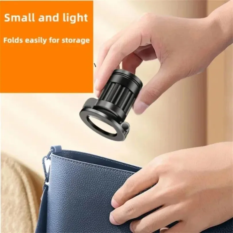 360° Rotation Desktop Magnetic Phone Holder Stand Table Edge Clamp Cellphone Bracket For Office Home For Magsafe iPhone 17~12