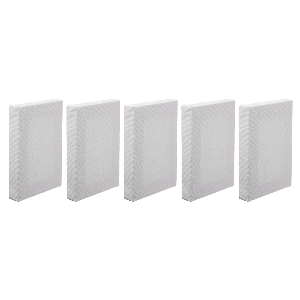 5 Pcs Mini Canvas Frame Picture Boards Oil Painting for Tools Wood Frames Practical