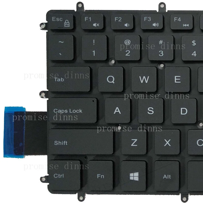 M   New  For Dell Inspiron 13 5368  5378 5578 7368 7378 US Keyboard Backlight