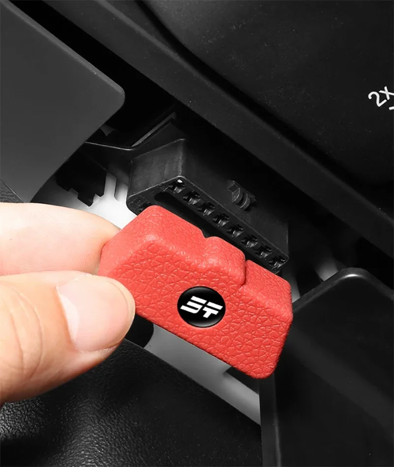 يصلح ل Jetour المسافر Shanhai T1 T2 Dasheng X70 X90 Shanhai L7 L9 سيارة obd غطاء غبار سيارة obd سيليكون الغطاء الواقي