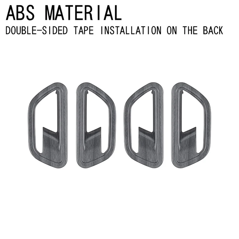 

НОВАЯ накладка на внутреннюю дверную ручку автомобиля для Hyundai KONA 2024+, запасные части для салона автомобиля, узор из углеродного волокна