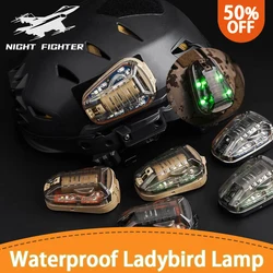 Lampe flash étanche pour casque de sport Airsoft, signal de sécurité de survie, CÔTÉ cinelle Hel Star 6 Gen3, stroboscope IR, bleu clair, vert, rouge, extérieur