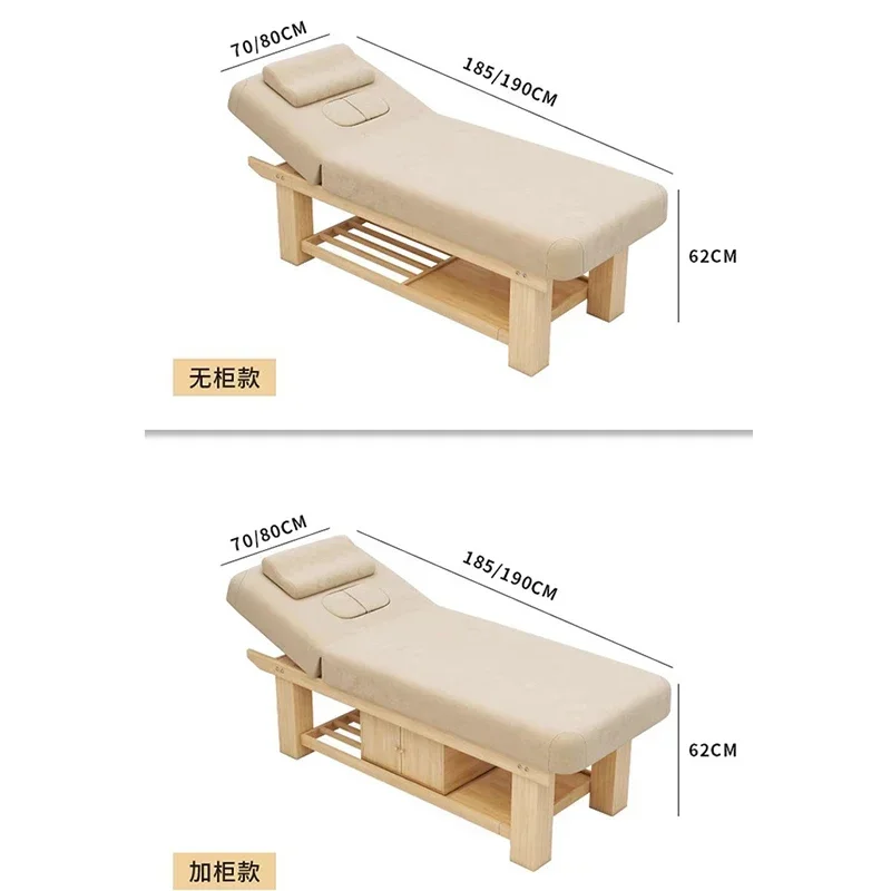 나무 전문 침대 들것, 미용실 들것, 미적 마사지 테이블, 카밀라 파라 마사제 캐빈 소파