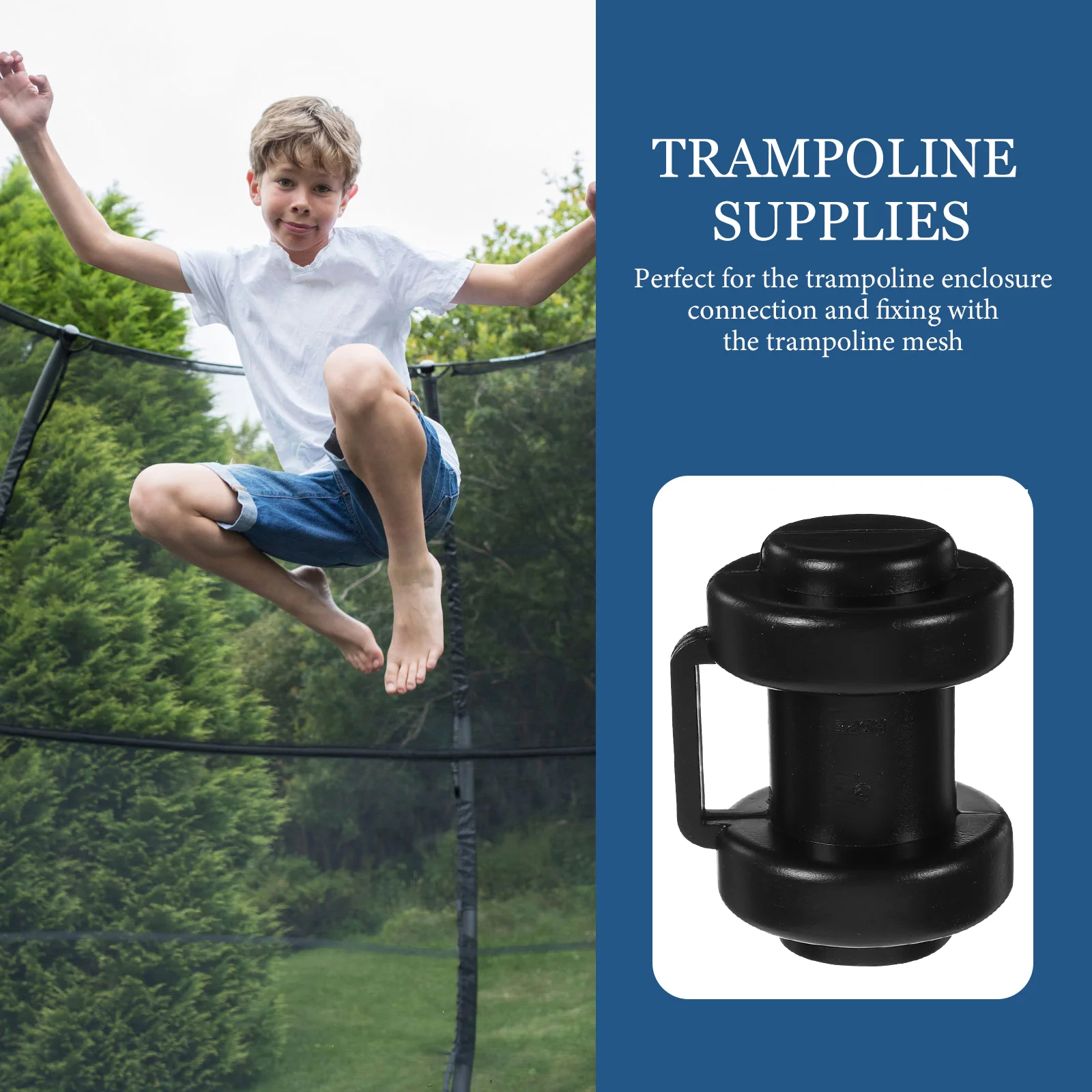 6 Pcs Trampoline Rod Caps Protective Cover Child Replacement Enclosure Poles Mini