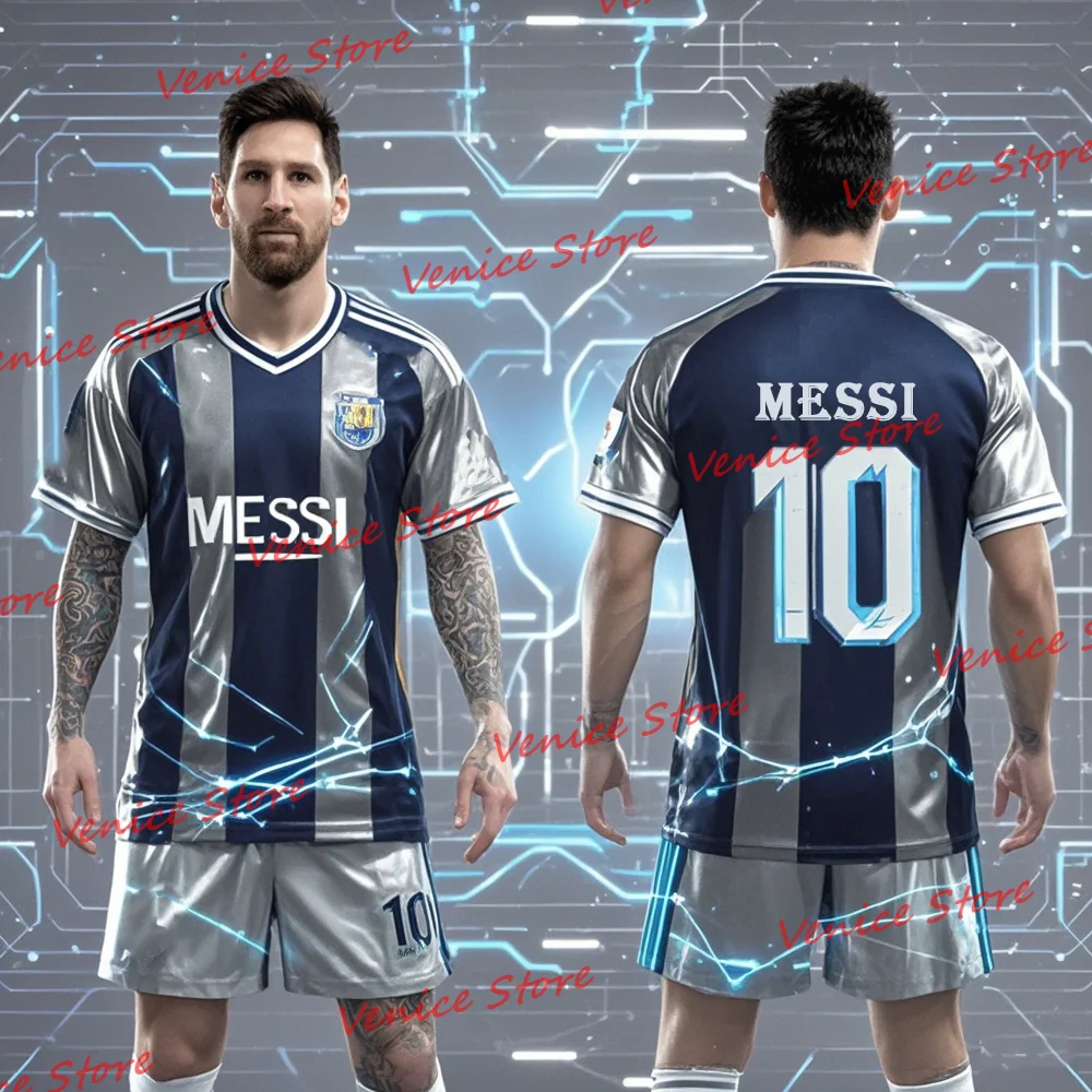 Chat- GPT AI Design Messi #10 Full Time Argentina Football Club Concept Jersey New Kit Adults Kids Christmas Gift·Madrid