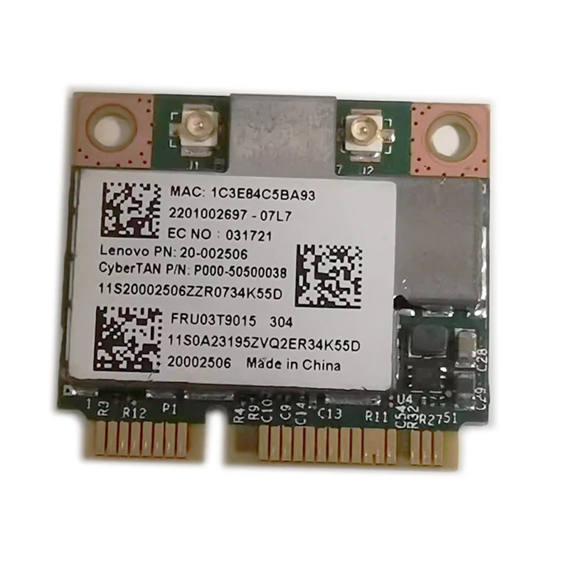 Broadcom-tarjeta Wlan inalámbrica BCM943227 BCM943227HM4L 802.11b/GN 300Mbps, Wifi, Media Mini PCI-E, Lenovo IBM Z370 Z570 Z475 B475