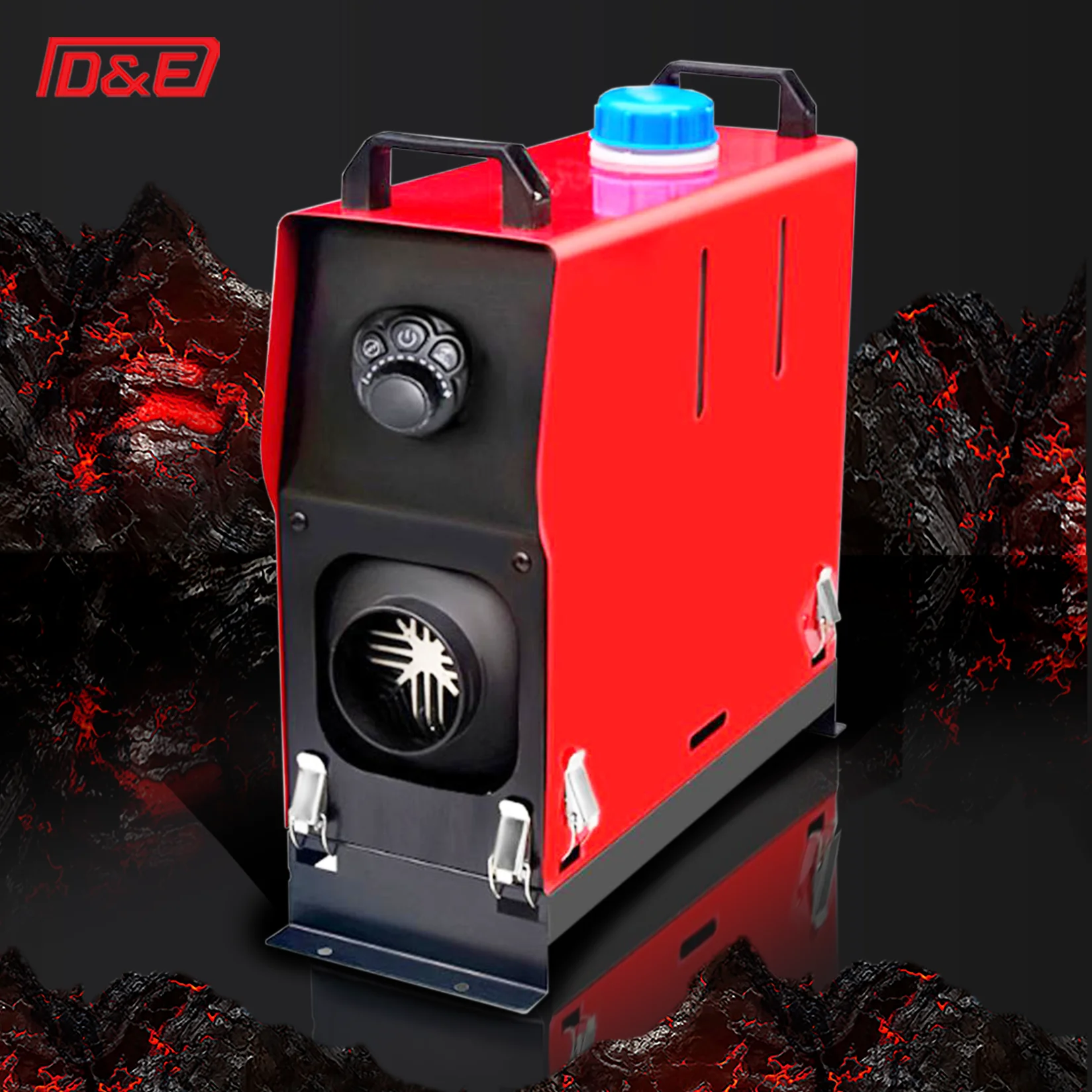 Complete accessoirekit Boot Auto Camper Vrachtwagen 5KW 8KW 12V Dieseluchtverwarmer Dieselverwarmer met LCD-scherm en 1 luchtuitlaat