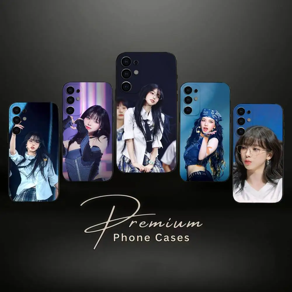 

K-Karina A-AespaS Phone Case For Samsung S25,S24,S21,S22,S23,S30,Ultra,S20,Plus,Soft Silicone Black Cover