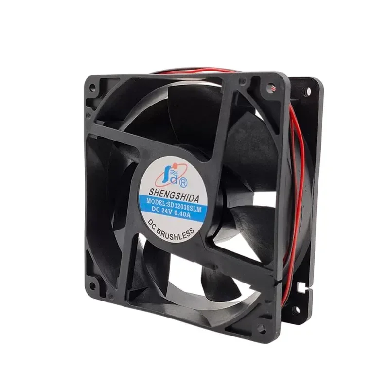 Shengshida SD12038SLM 12cm Inverter Electric Welding Machine Ball Fan for 24V 0.40A Welders with Large Air Volume