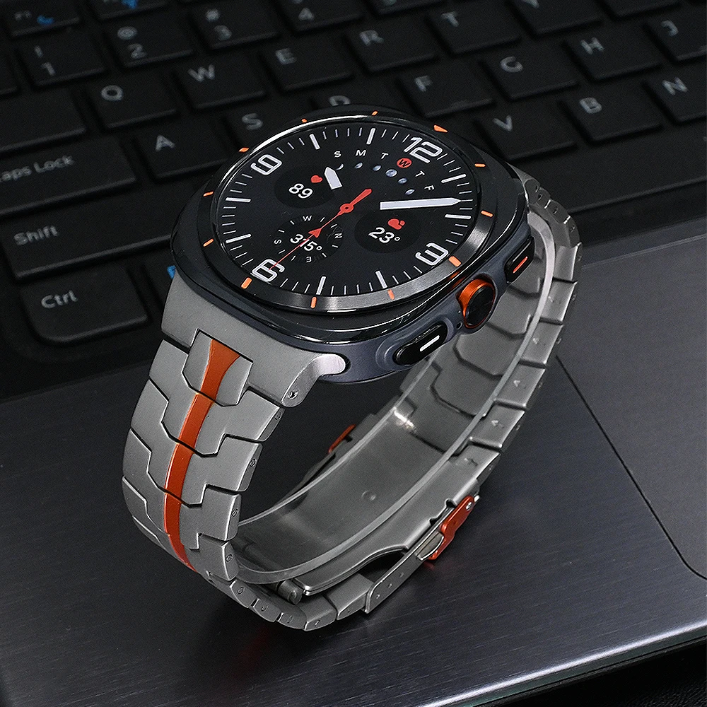 

Luxury Stainless Steel Metal Band for Samsung Galaxy Watch Ultra 47mm No Gaps Men Strap for SAMSUNG GALAXY ULTRA 7 47MM Bracelet