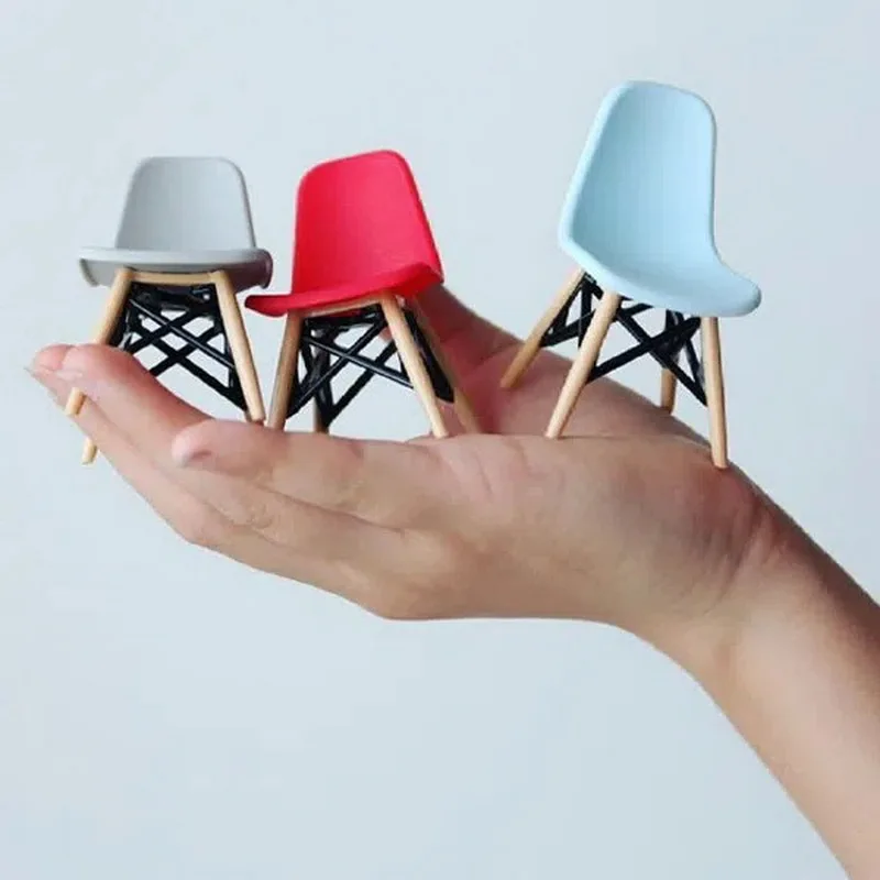 Casual Table and Chair Model Table and Chair, Doll House Accessories, Furniture, Creative Desktop Decorations