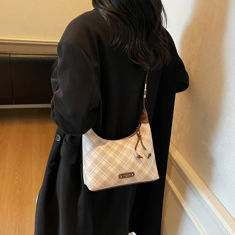 

Новая женская сумка для пельменей Senmeng, полосатая сумка через плечо в стиле ретро, нишевая модель-мессенджер, модный стиль для пригородных поездок