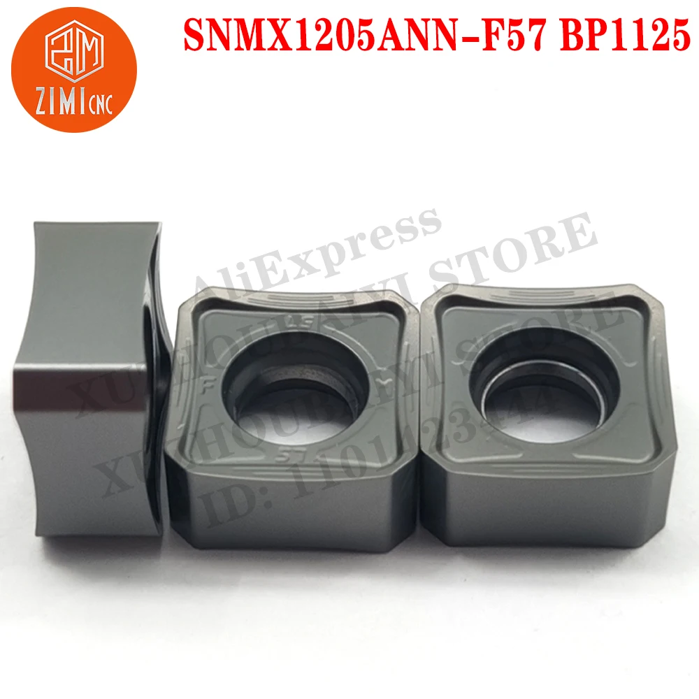 SNMX1205ANN-F57 BP1125 إدراج كربيد SNMX مطحنة الوجه أدوات الخراطة SNMX 1205 شفرة CNC مخرطة إدراج الأجزاء الفولاذية