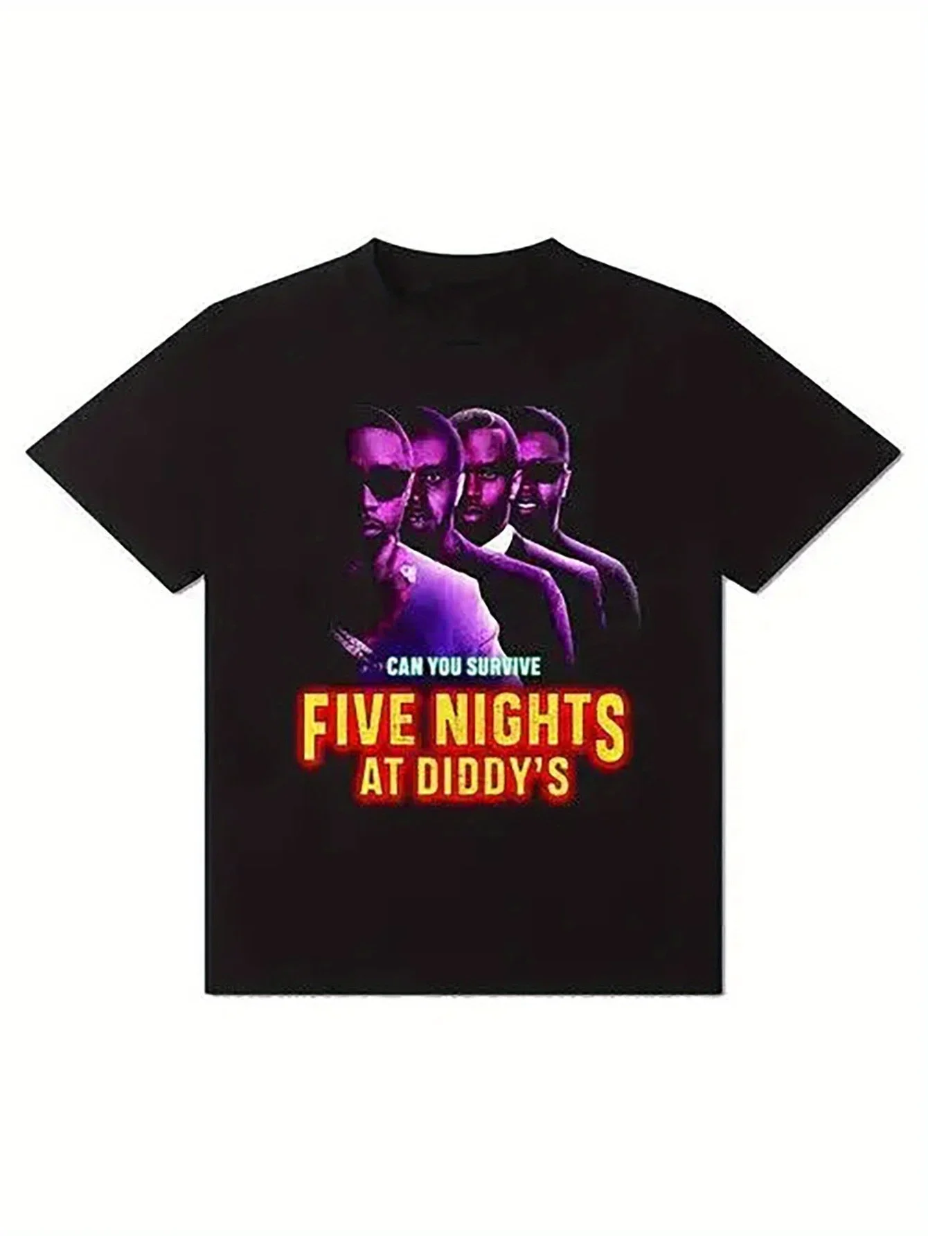 خمس ليال في قميص ديدي الكلاسيكي، هل يمكنك البقاء على قيد الحياة البلوز لطيف تي شيرتات عجيبة للرجال مضحك تي شيرت مانغا الرجال #1