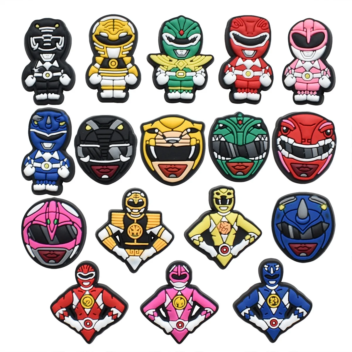 17-100pcs Cartoon Shoe Charms for Crocs PVC DIY Sandal Accessories