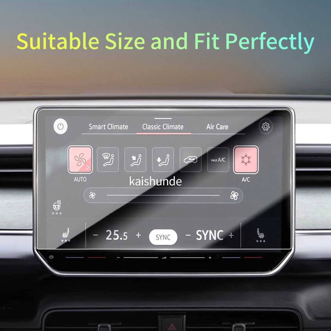 Car Stickers Meters Protector For 26 VW ID.BUZZ Tempered Glass Protective Film Display Navigation Vehicle