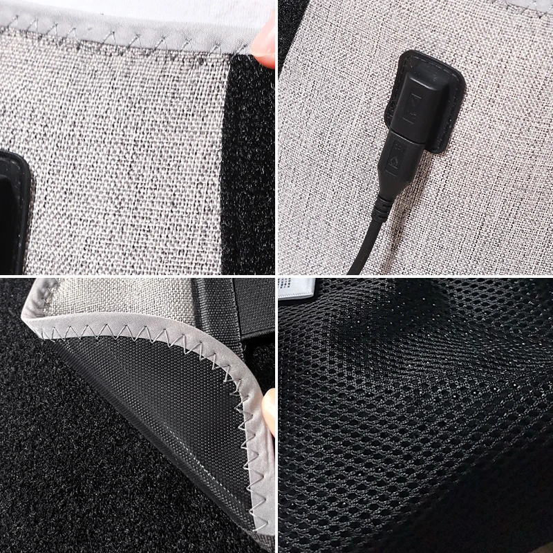 Red Light Winter Heated Thermal Underwear Men Women Electric Heating Winter Anti-Cold Thermal Underwear Heating Triangle Pants