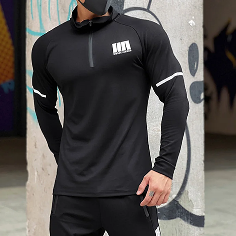 Gym Men\'s Tracksuit Jogger Sportswear Casual Fitness Clothing Sweatpants Running Sweatshirts Coat Sports Suit Fashion Male Sets