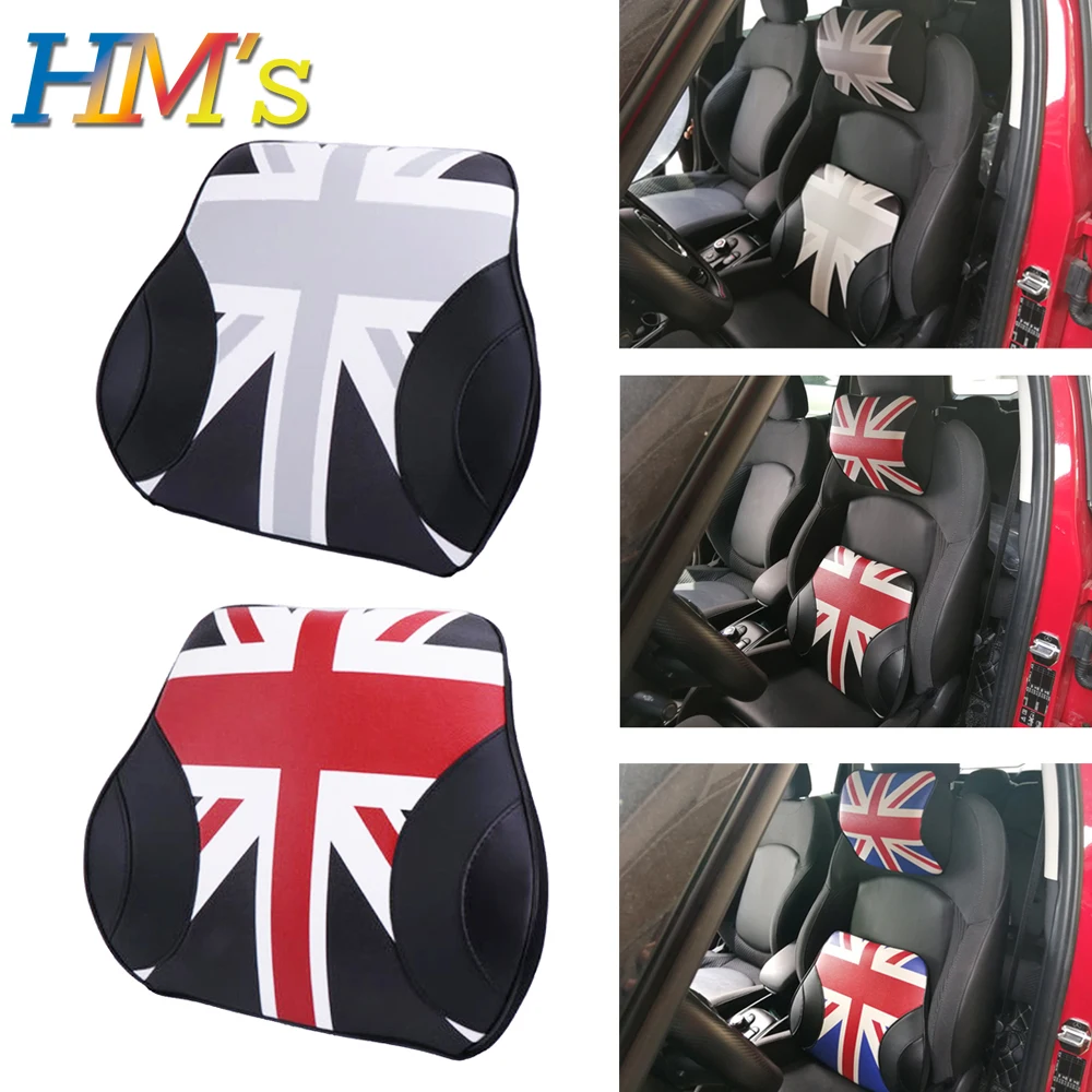 

Universal Car Accessories PU Leather Seat Waist Support Cushion For Mini Cooper Fit For Most Car Memory Foam Seat