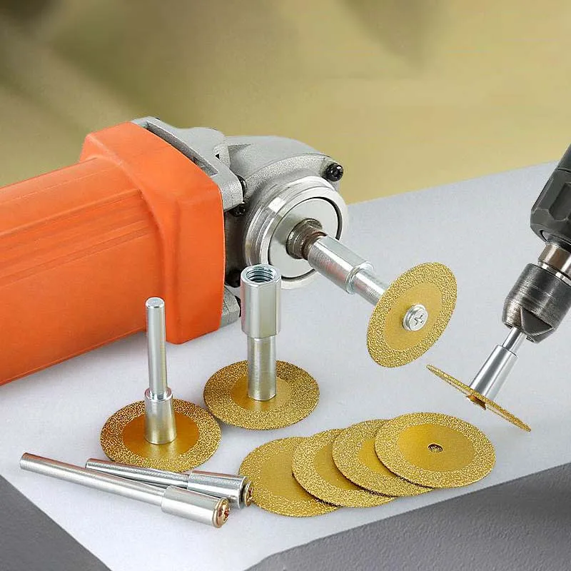 10PCS/Set Double Sided Diamond Glass Grinding Disc Ceramic Tile Cutting Disc Polishing Tools