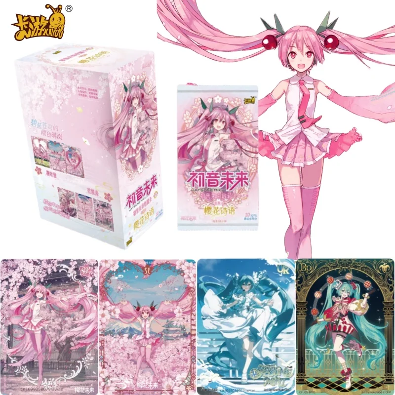 

KAYOU новая подлинная коллекционная карта серии Хацунэ Мику Сакура поэзия пакет первого прицела 5-я выпускная карта аниме периферийные устройства подарок
