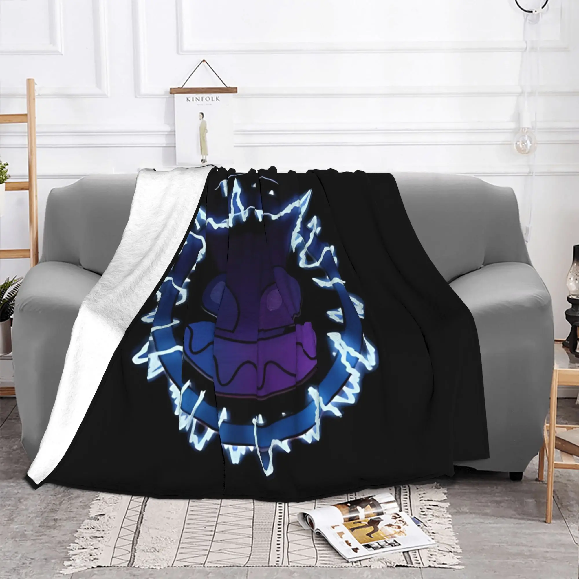 1PC Home Cute Room Decor grunge alien Blanket Throw Blanket Invader Zim Novelty Warm Blanket All Season